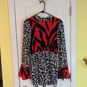 ASOS Multicolor Abstract Print Garment